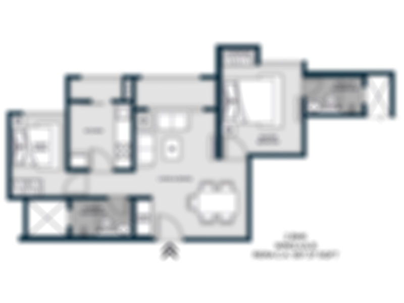 2BHK Floor Plan